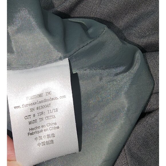 Boy's Fore!! Axel & Hudson Grey Gray Suit Easter Size 11/12 Pants Blazer Set - Picture 10 of 11